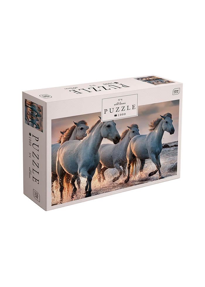 Пазли тришарові InterDRUK Horses 4 1000 шт. (384997)