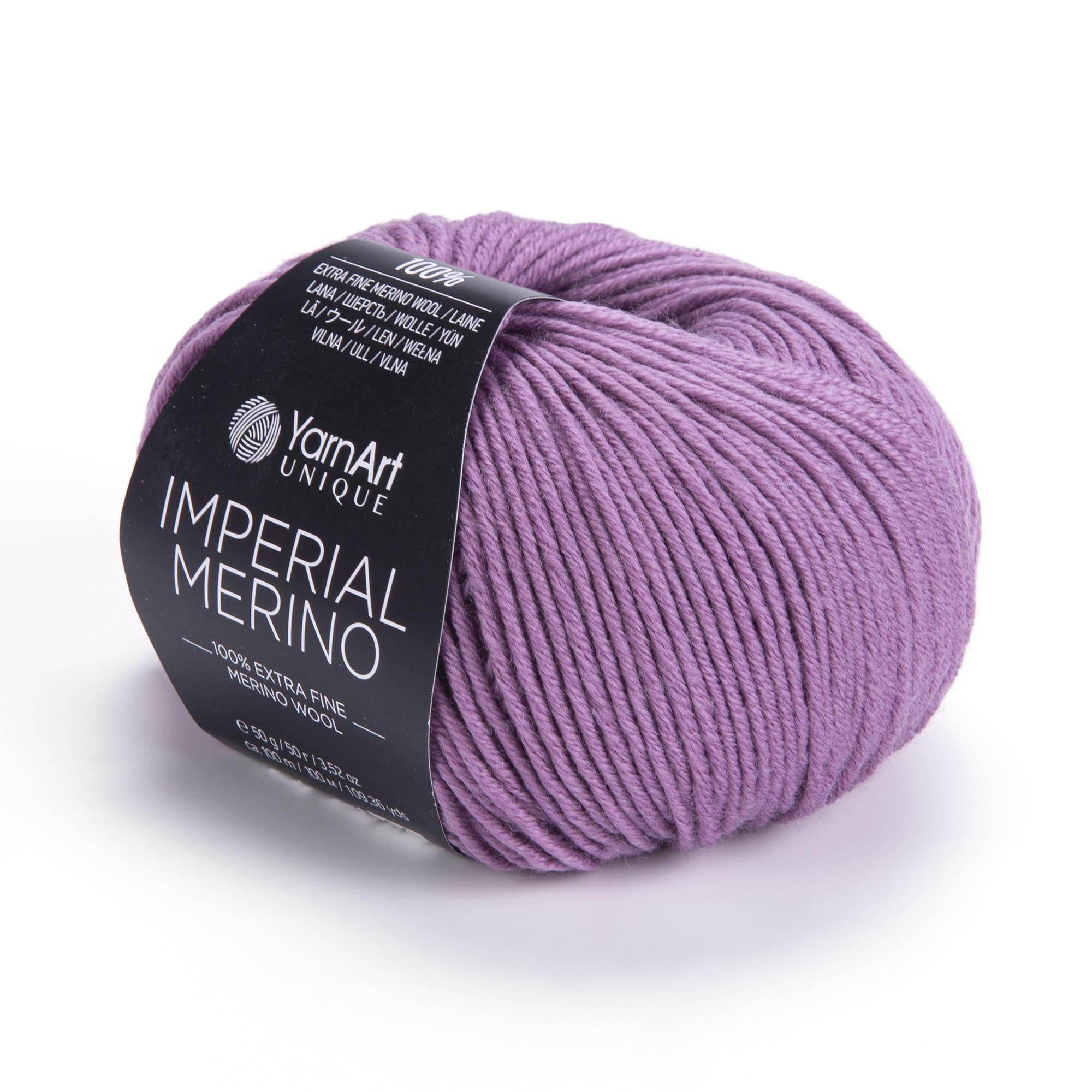 Пряжа YarnArt Imperial Merino 3322 Попелястий бузок (6244)