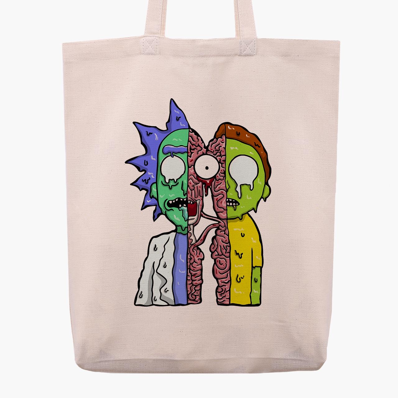 Еко сумка шоппер Rick Sanchez Rick and Morty 41x39x8 см Бежевий (9227-2940-WTD) - фото 5