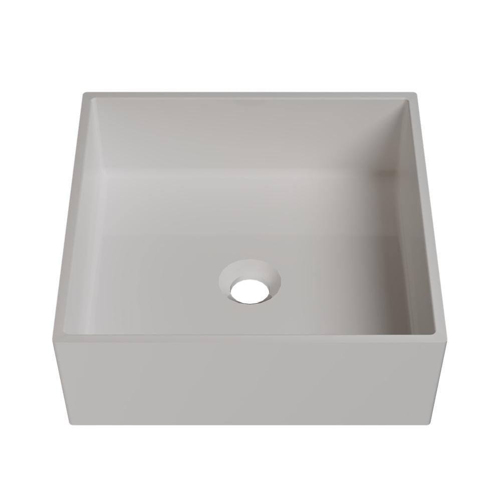 Раковина глянцевая накладная Amidicon Ring 40 400x400 мм из литого камня (AMD-RING_40_HL)