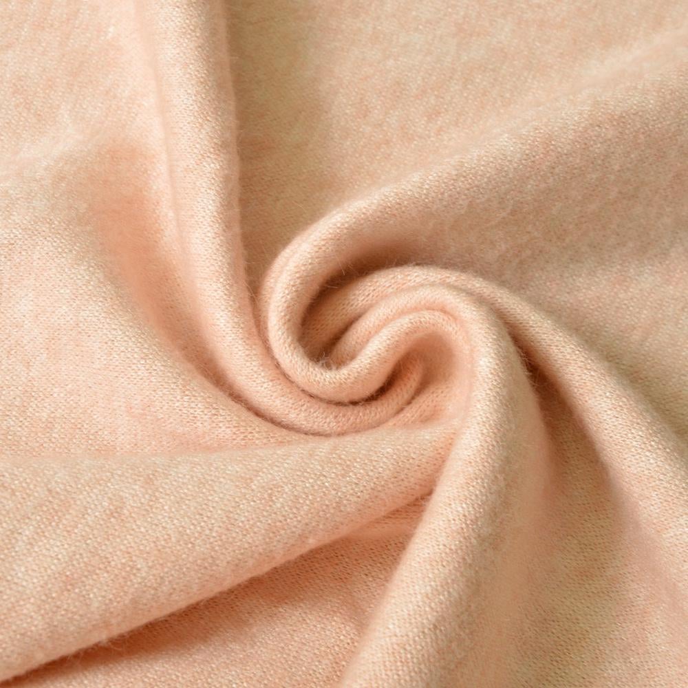 Ткань трикотаж двухсторонняя Осень №26 Персик (10802)