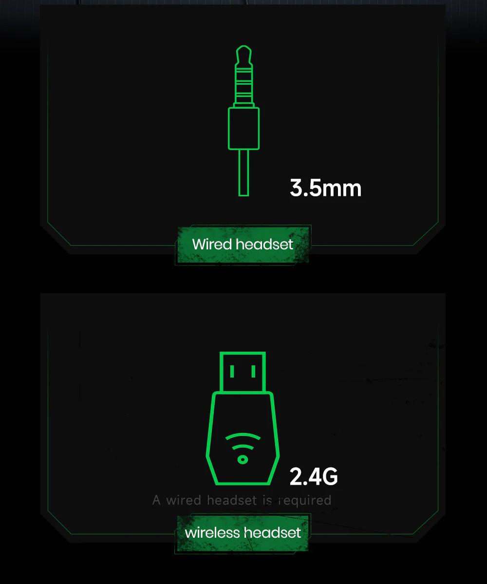 Джойстик Black Shark Green Ghost 3 Mode Elite Controller - фото 4