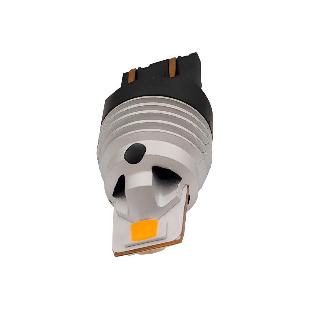 Лампа светодиодная 7443 AVolt T20-GSC-2SMD Canbus 10-30v Желтый - фото 3