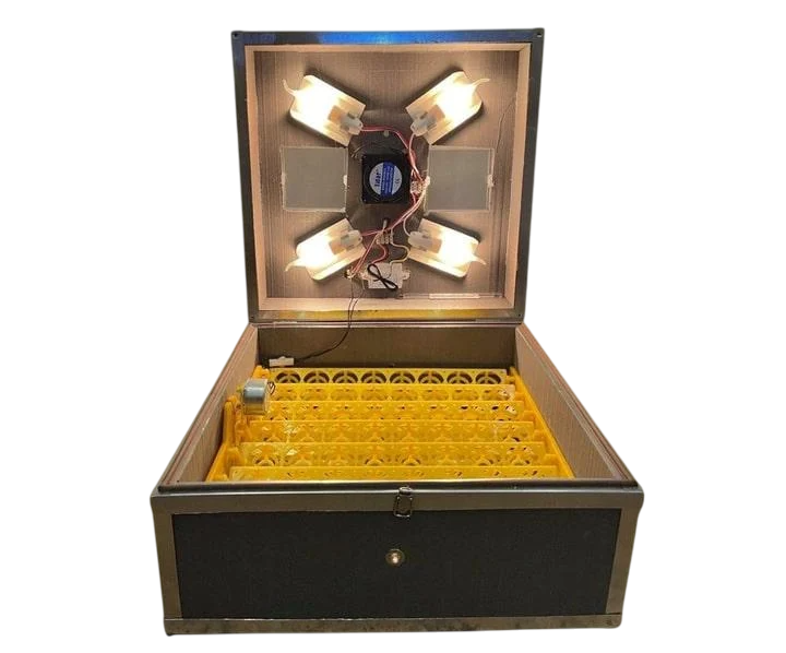 Инкубатор автоматический для яиц Наседка 56 с автоматическим переворотным механизмом и ламповым нагревателем (11329)