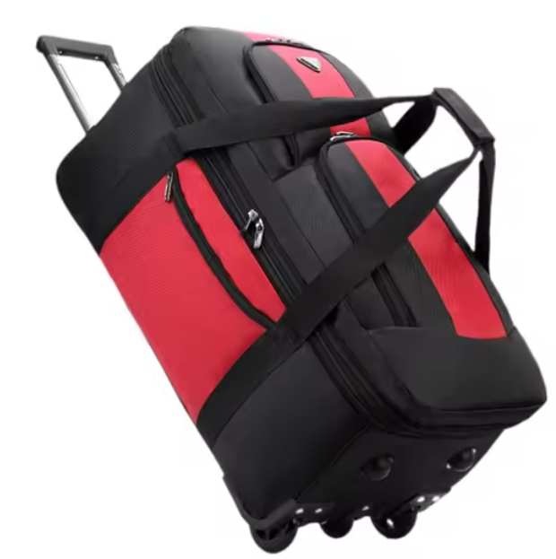 Сумка дорожная на колесах Solve Filippini Черный с красным 135 л 45x38x78 см (KT6008604)