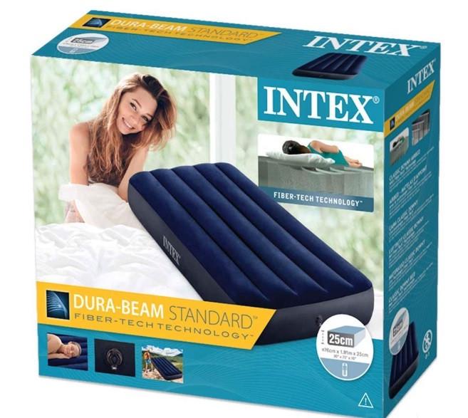 Матрац велюровий одномісний Intex 64757 (ЦБ-00122614) - фото 2 Матрац велюровий одномісний Intex 64757 (ЦБ-00122614) - фото 2