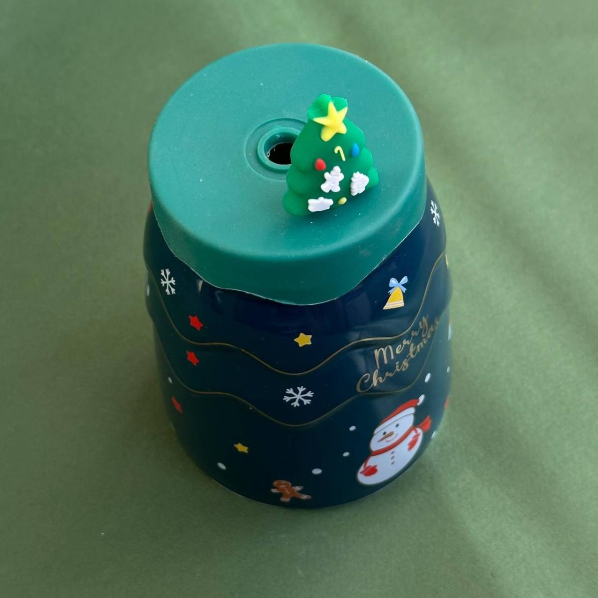 Стакан новогодний Merry Christmas 13334 400 мл Зеленый (4625618) - фото 2