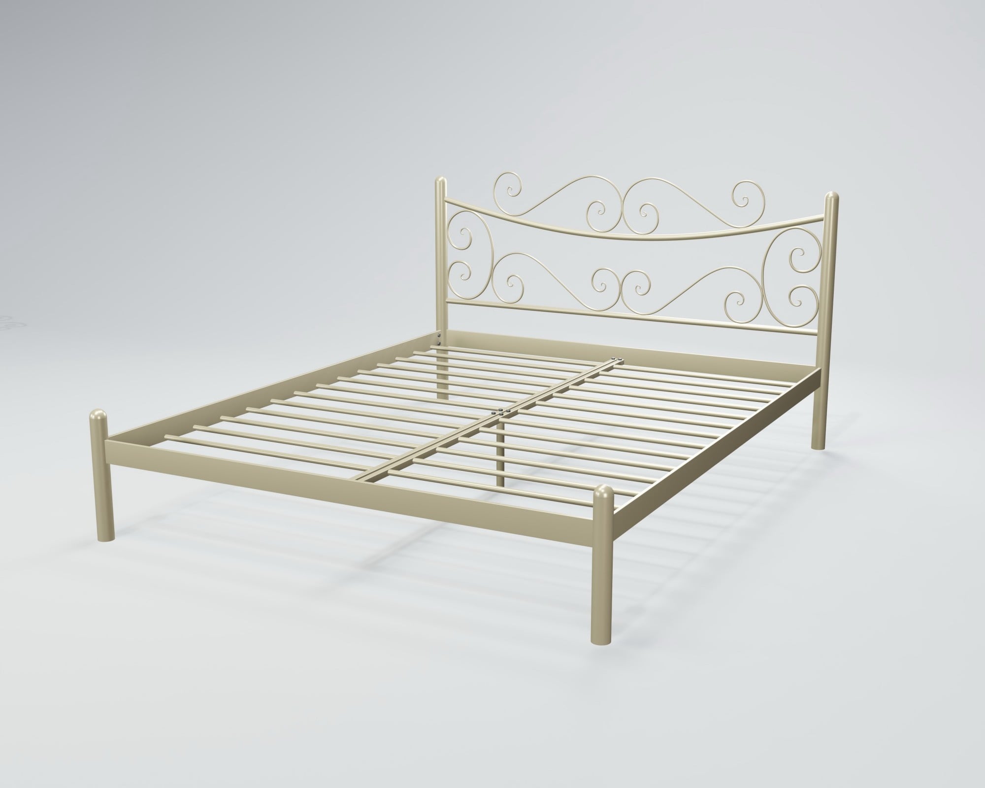 Кровать двуспальная BNB AzalyaDesign 160х190 см Бежевый (r2_ten_0011)