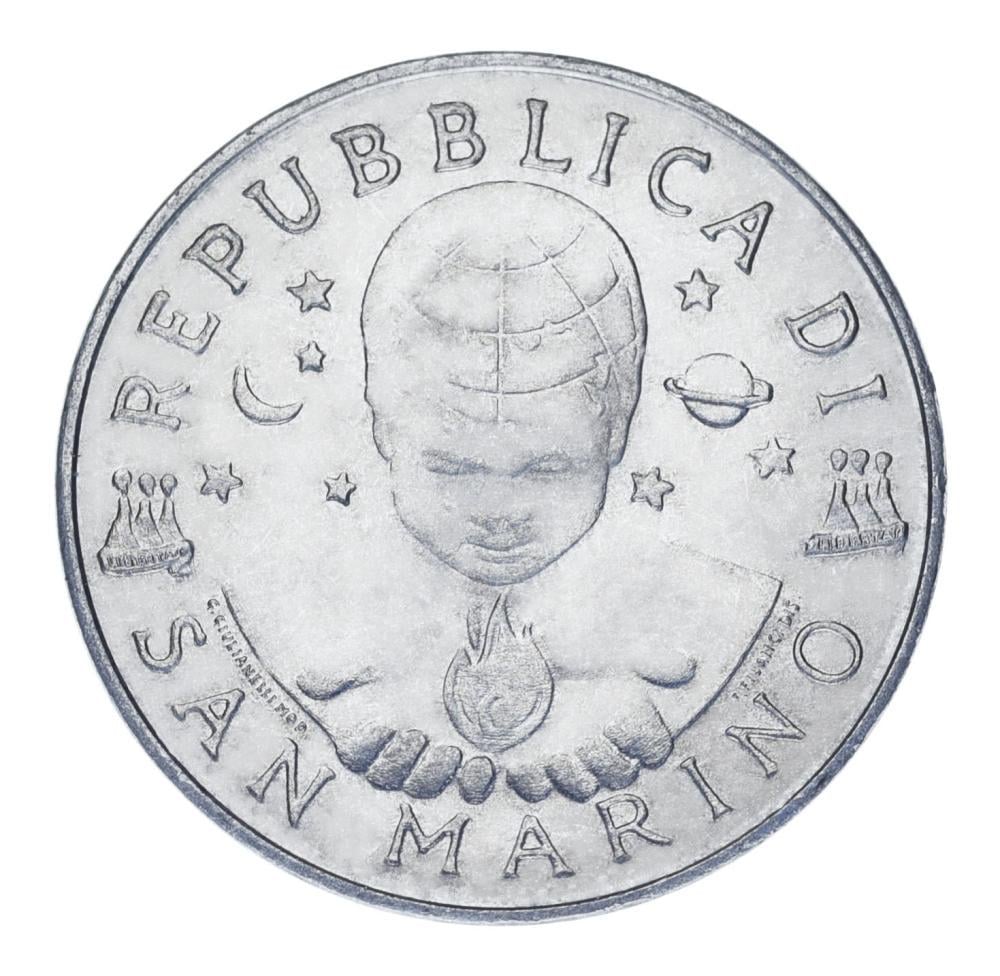 Колекційна монета Сан-Марино 10 лір 2000 UNC (М22767)