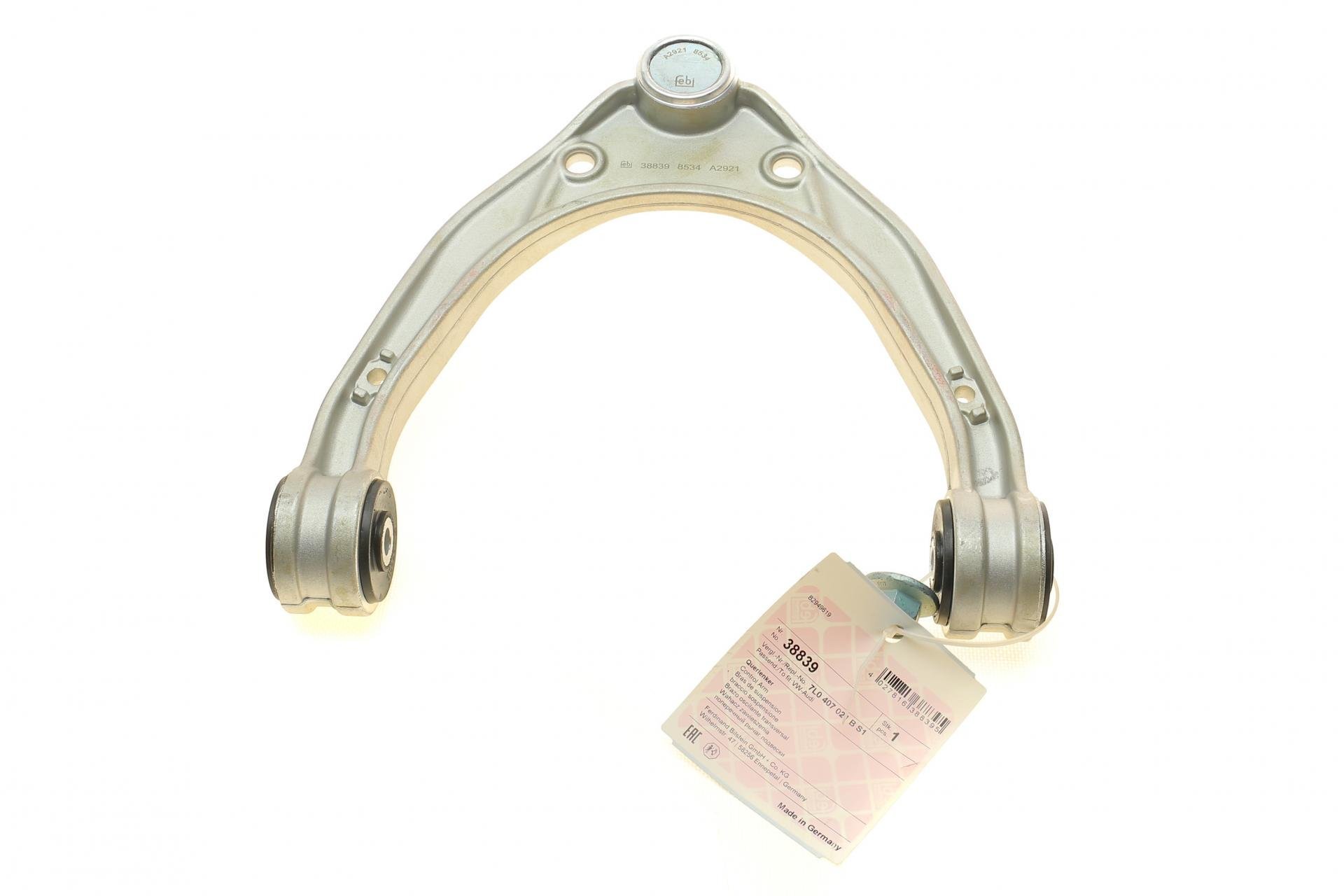 Рычаг подвески FEBI BILSTEIN передний/сверху Audi Q7 06-15/Porsche Cayenne 02-10 (38839)