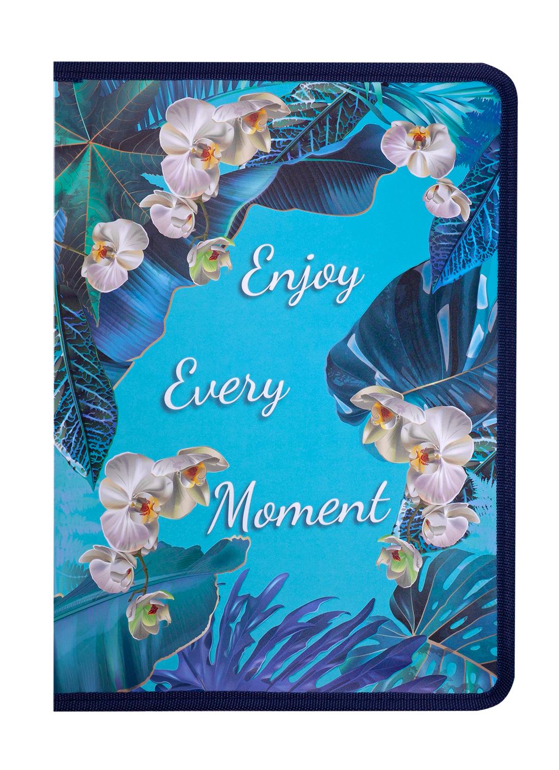 Папка Buromax Exotic Arabeski на молнии A4 Голубой (BM.3960-14) Папка Buromax Exotic Arabeski на молнии A4 Голубой (BM.3960-14)