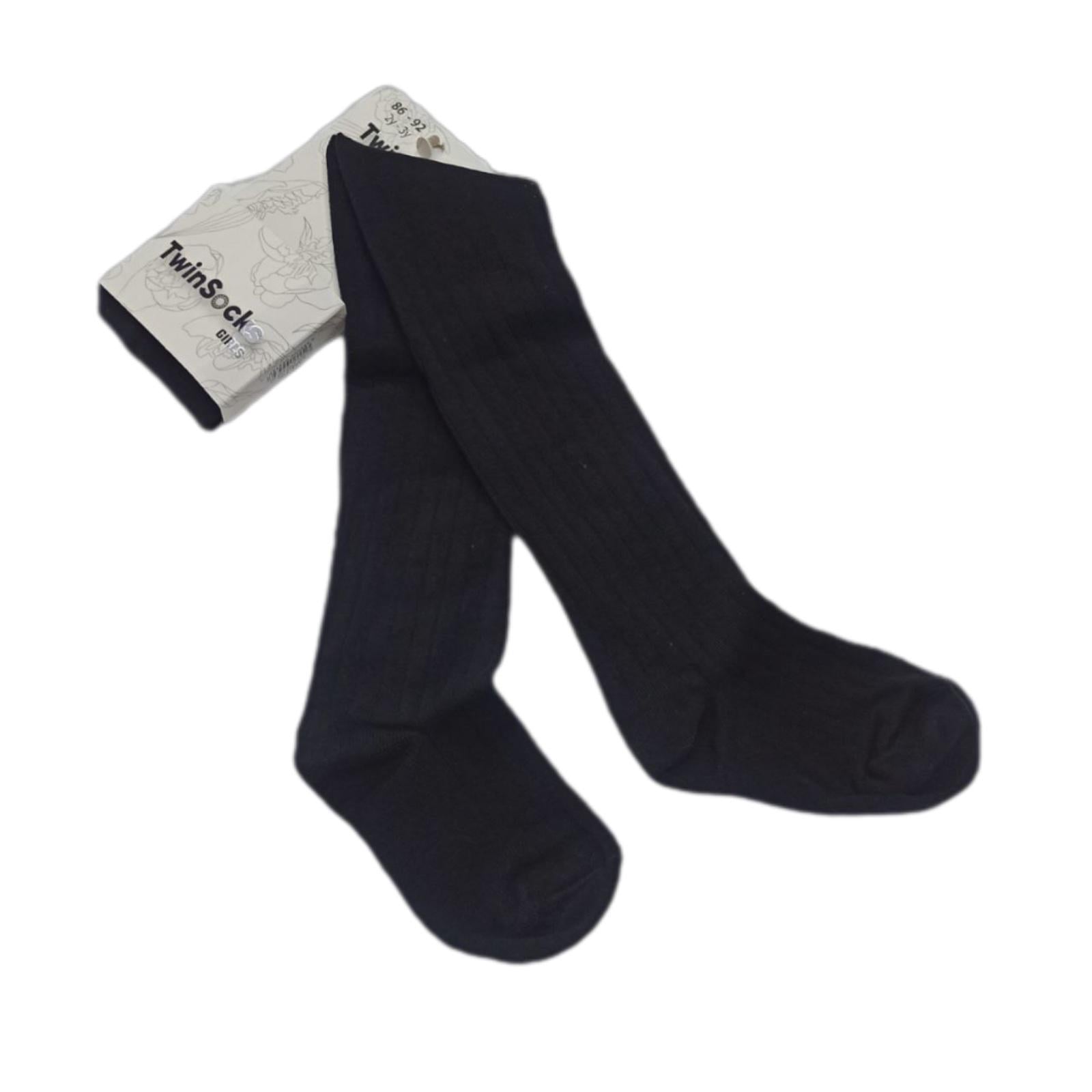 Колготки для девочки TwinSocks однотонный рубчик р. 116-122 Черный (310) Колготки для девочки TwinSocks однотонный рубчик р. 116-122 Черный (310)