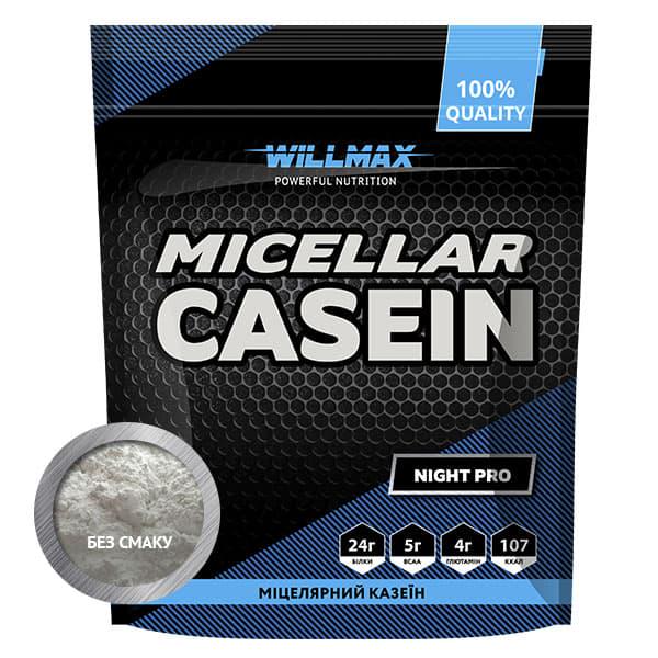 Протеин казеиновый Willmax Micellar Casein Без вкуса 900 г (5116) - фото 1