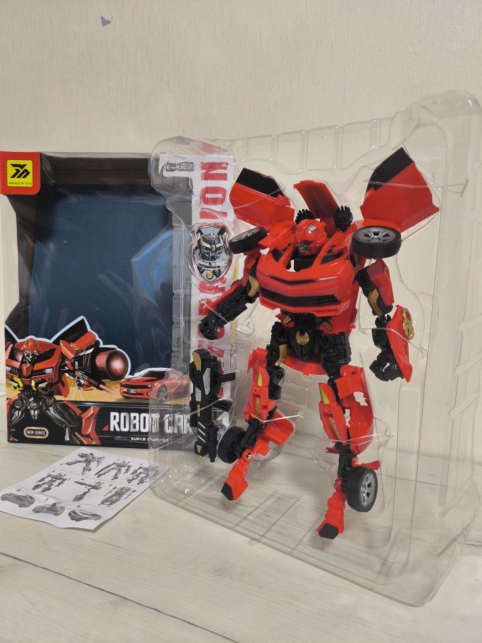 Трансформер Бамблбі Автобот 30 см Червоний - фото 4 Трансформер Бамблбі Автобот 30 см Червоний - фото 4