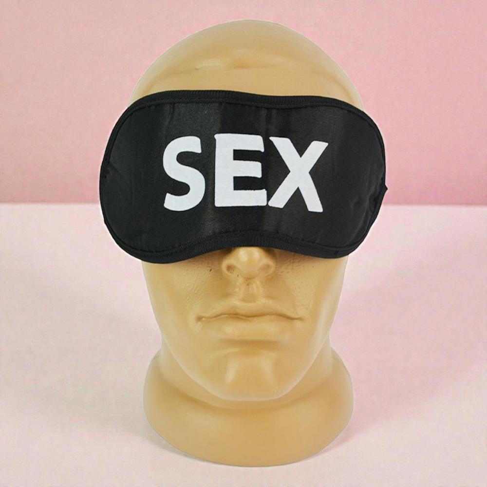 Маска для сна с надписью SEX Черный (27-PDV-8188)