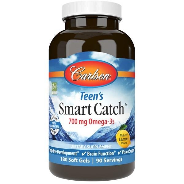 Омега 3 Carlson Labs Teens Smart Catch 180 Soft Gels