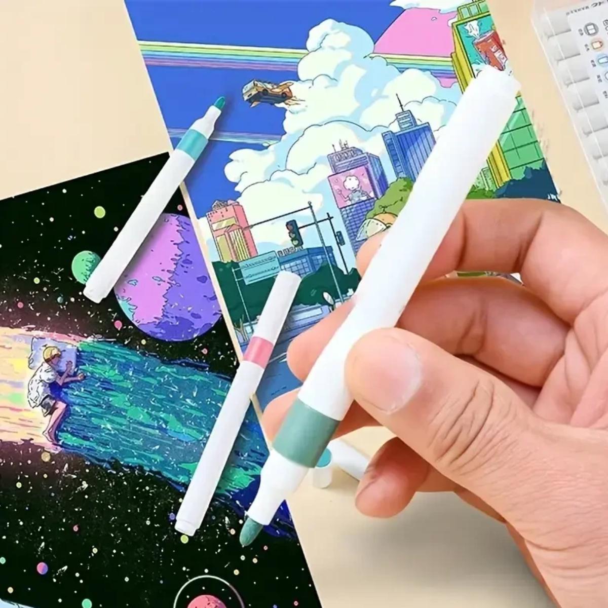 Набор акриловых маркеров Yulin Acrylic Marker 24 шт. (Y-04-24) - фото 5 Набор акриловых маркеров Yulin Acrylic Marker 24 шт. (Y-04-24) - фото 5