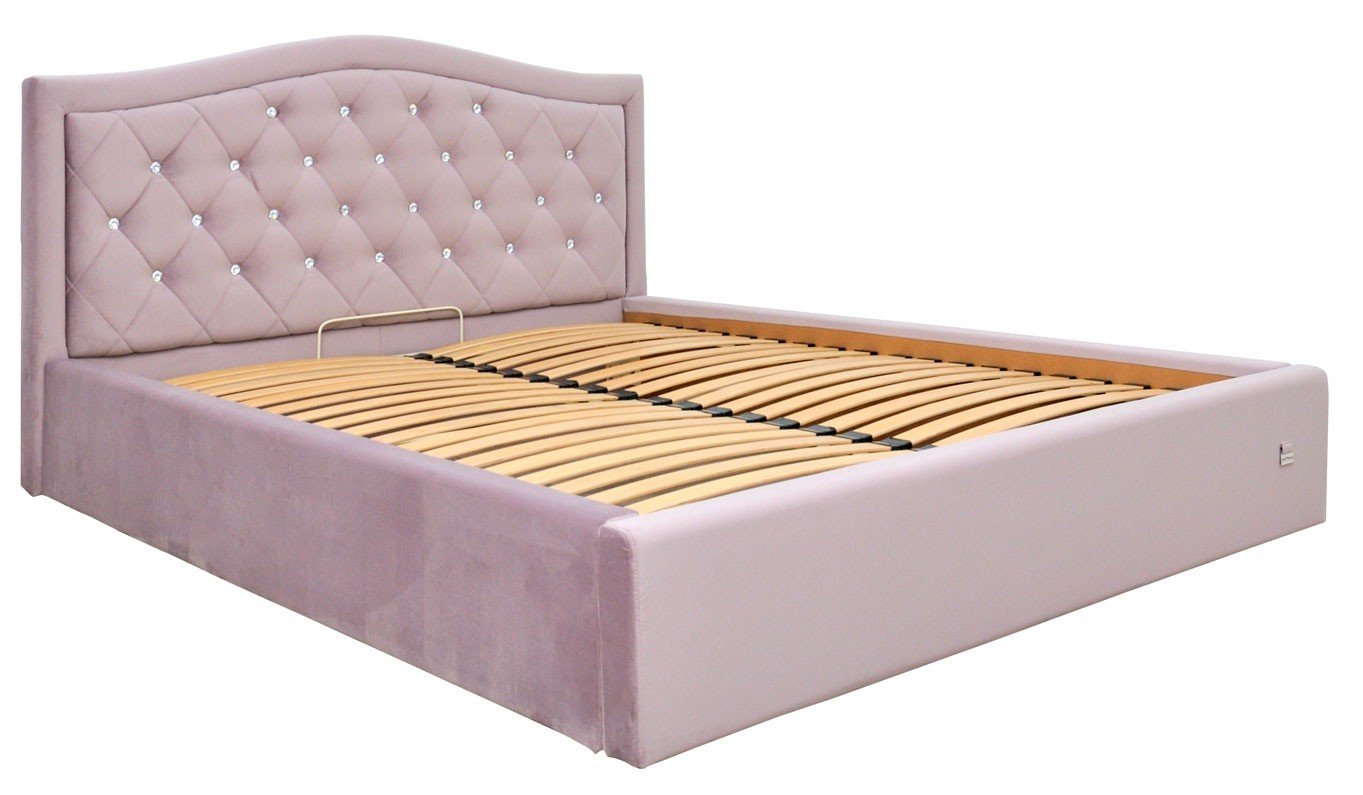 Кровать с подъемным механизмом Scarlett Comfort Riviera 65 С1 140х190 см Розовый