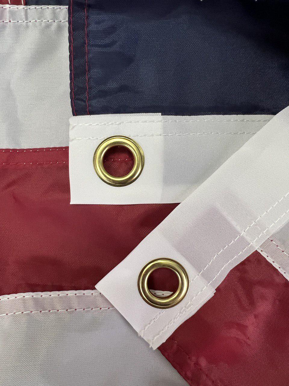 Флаг США Kayfovo USA-1 уличный габардин с клипсами для крепления на флагшток 140х90 см (28645) - фото 4 Флаг США Kayfovo USA-1 уличный габардин с клипсами для крепления на флагшток 140х90 см (28645) - фото 4