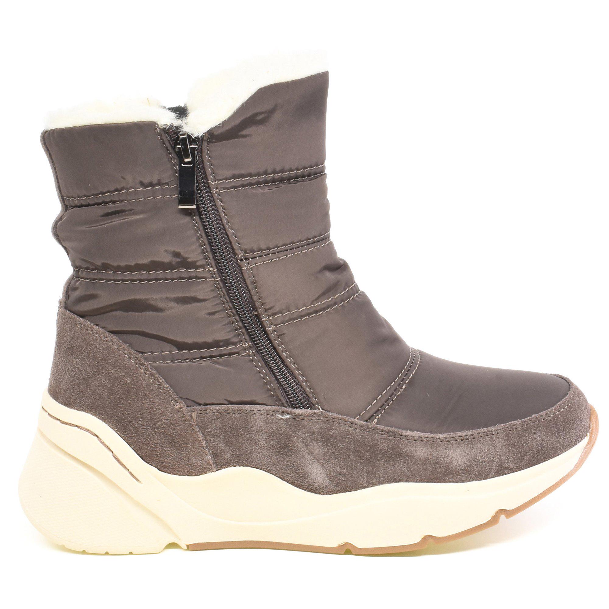 Дутики жіночі Baden р. 37 Сірий (013093-37) - фото 6