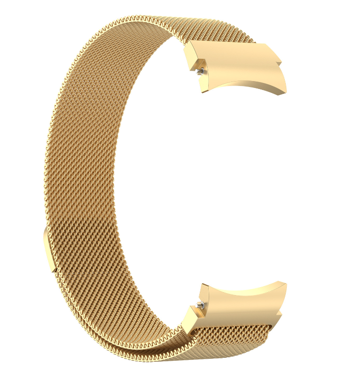 Ремінець CDK Metal Ring Milanese Loop Magnetic 20 мм для Samsung Galaxy Watch FE R861 40 мм Gold (013591)
