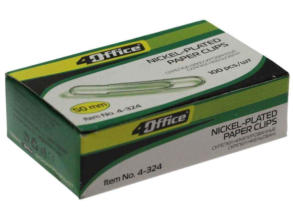 Скрепки 4Office 50 мм 100 шт. (1050040)