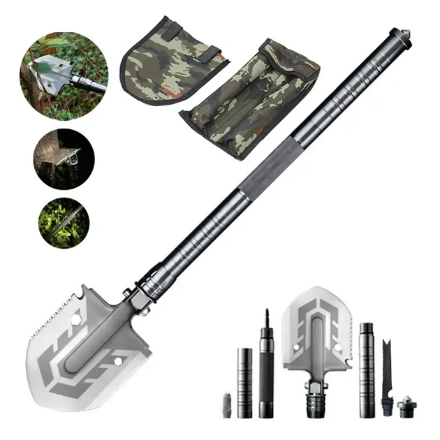 Лопата саперна складна багатофункціональна 16в1 (2490373873) - фото 5