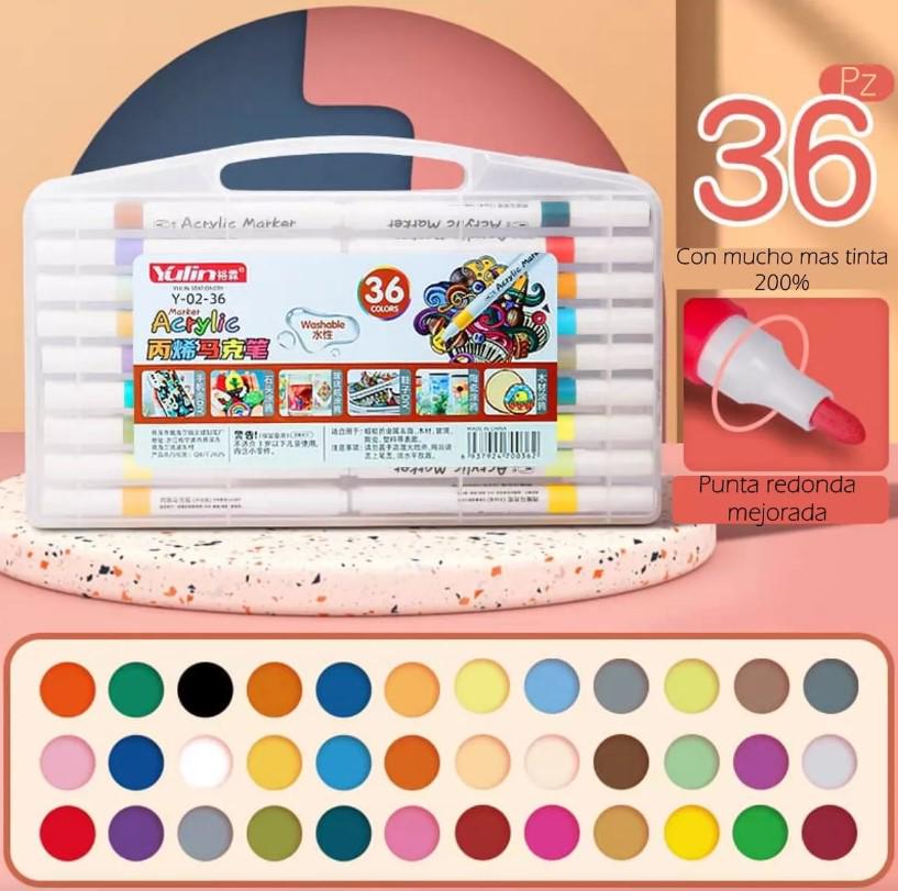 Маркеры акриловые детские 36 шт. (2104618368) - фото 4 Маркеры акриловые детские 36 шт. (2104618368) - фото 4