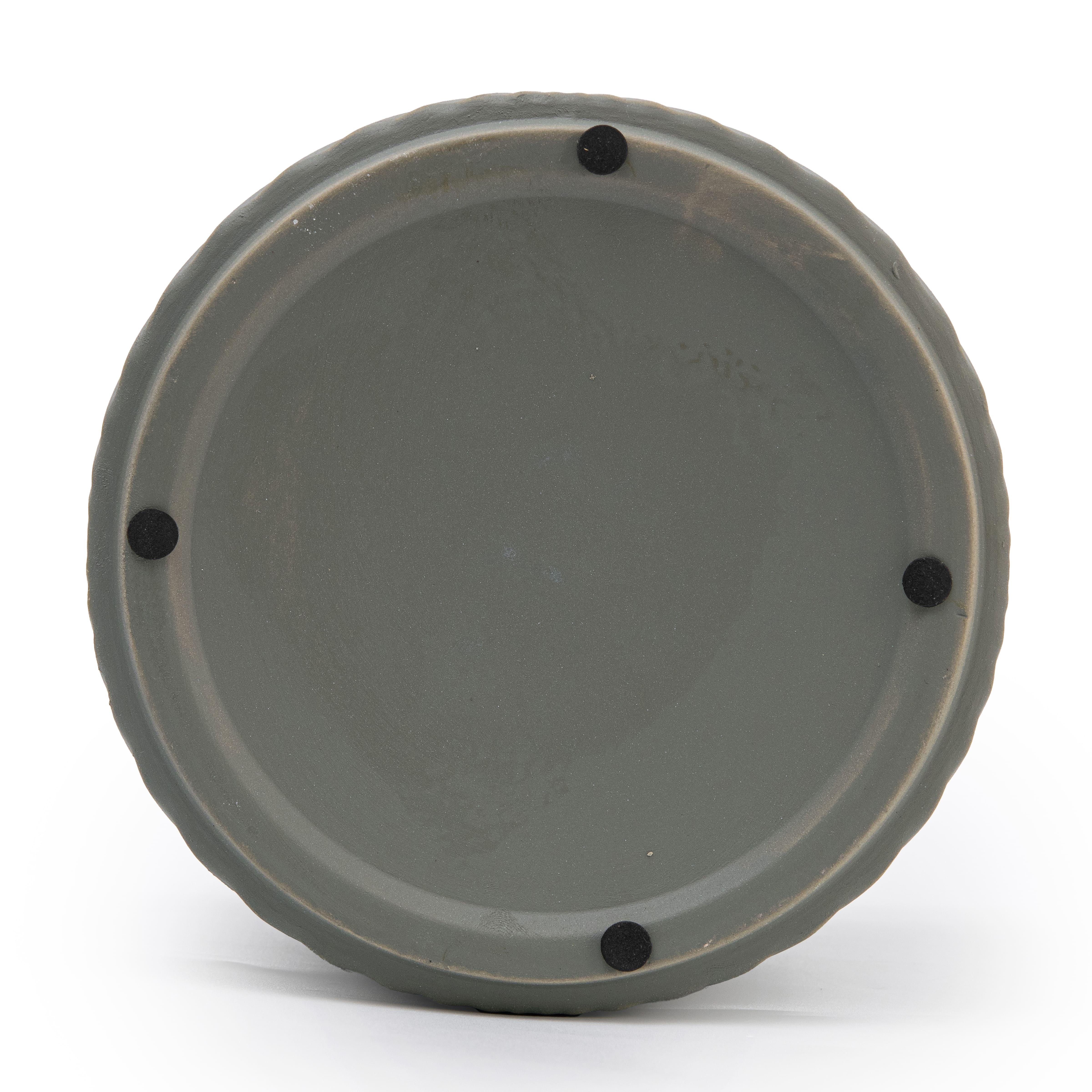 Набор кашпо для цветов керамические elemi Листок круглый 1,3 л/2,3 л/4,5 л Темно-зеленый (УТ-00094682) - фото 7