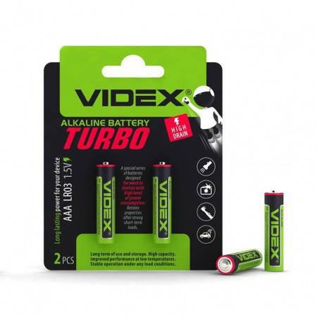 Батарейка щелочная Videx LR03 TURBO AAA R3 Alkaline 4 шт. (2134730527) Батарейка щелочная Videx LR03 TURBO AAA R3 Alkaline 4 шт. (2134730527)