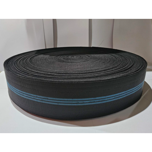 ПАС ремень резиновый Sigma мебельный 80 мм эластичность 20% 1 м Черный (714815)