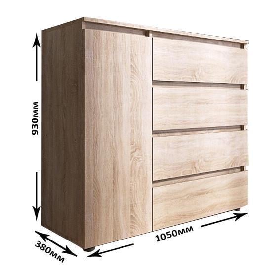 Вітальня Еверест Лайт-2 Дуб сонома (ЕВ20814.03) - фото 7 Вітальня Еверест Лайт-2 Дуб сонома (ЕВ20814.03) - фото 7