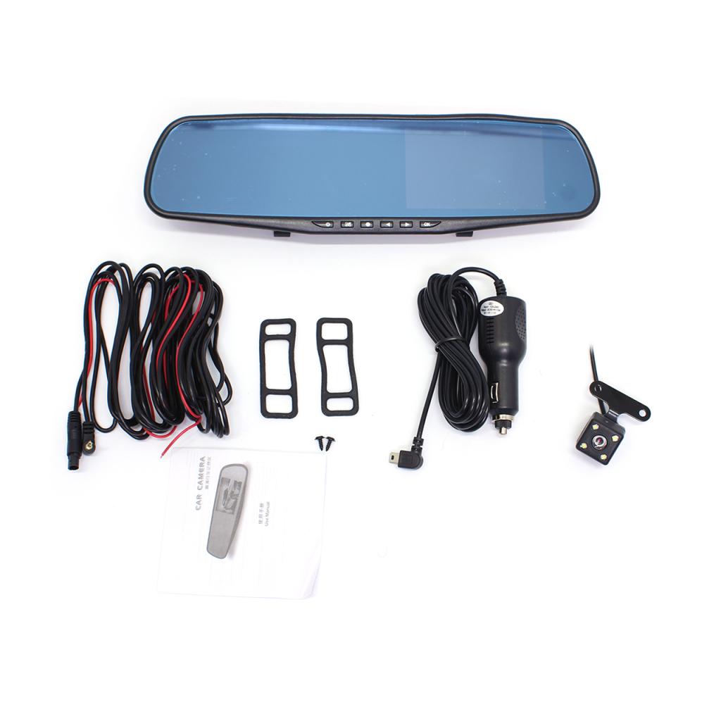 Дзеркало відеореєстратора Lesko Vehicle Blackbox DVR Car H433 ver 1 діагональ 4,3" Full HD (1378025) - фото 7 Дзеркало відеореєстратора Lesko Vehicle Blackbox DVR Car H433 ver 1 діагональ 4,3" Full HD (1378025) - фото 7