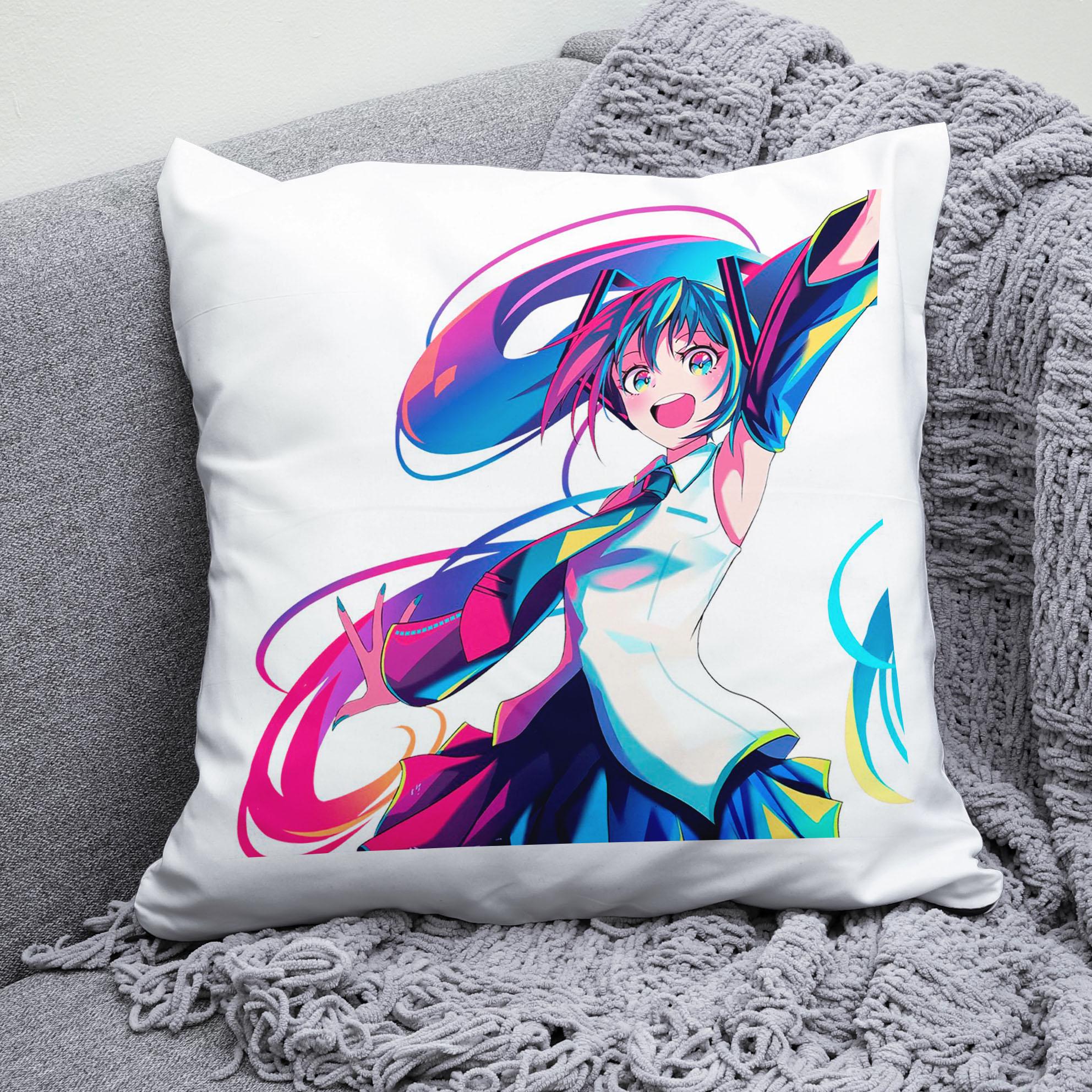 Плюшева подушка квадрат з принтом гри Project Sekai Colorful Stage Feat "4