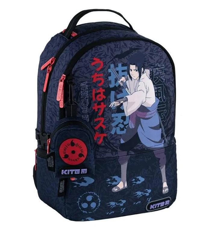Рюкзак KITE Education teens Naruto 40x27x15 см 16 л Темно-синий (NR24-2569M)