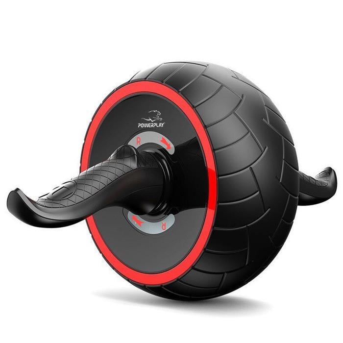 Колесо для преса PowerPlay 4326 зі зворотним механізмом AB Wheel Pro Чорно-червоний (PP_4326_Black/Red)