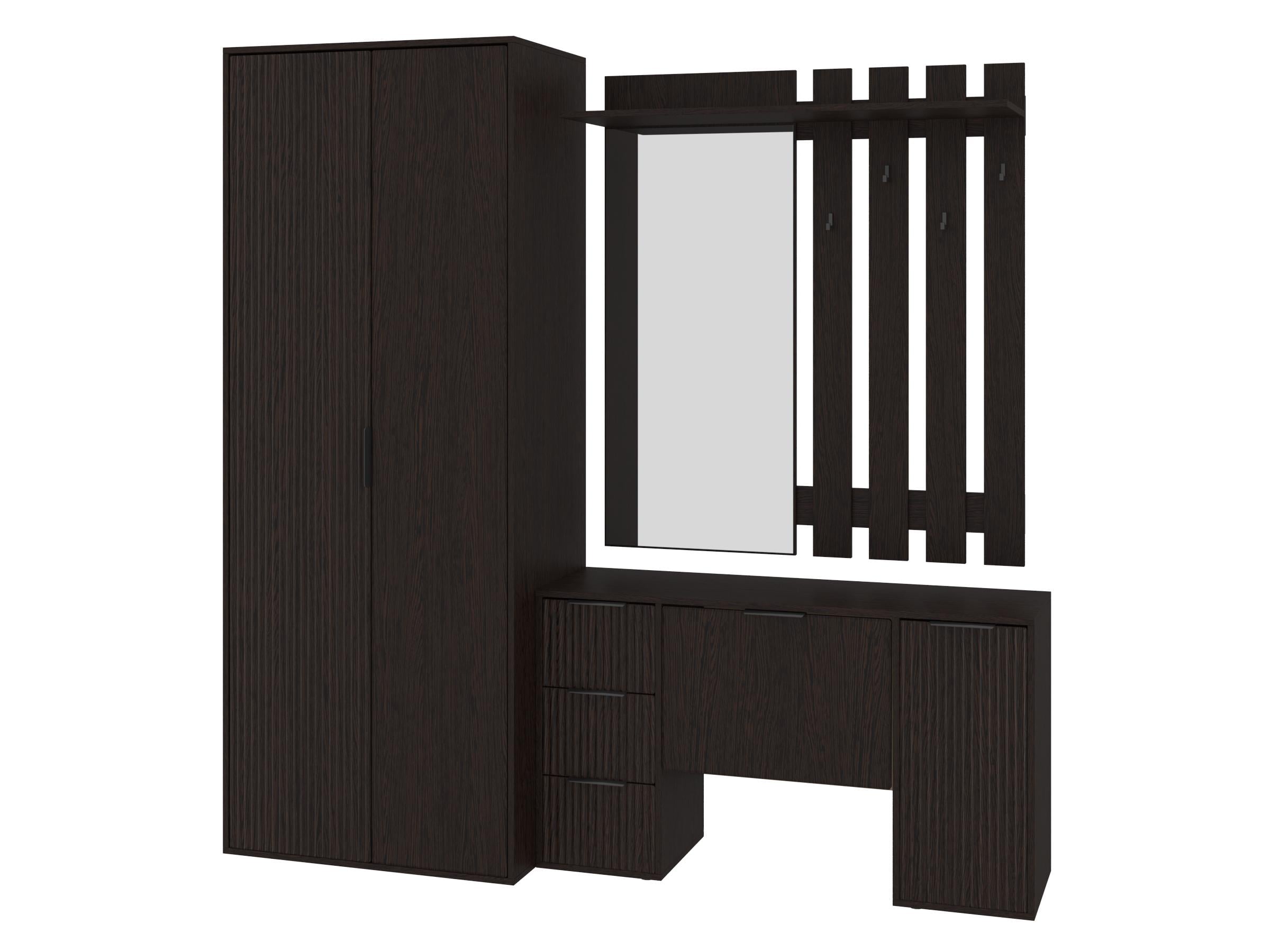 Прихожая PEHOTIN Алия МДФ 204х52х207 см Венге (PN-101728)