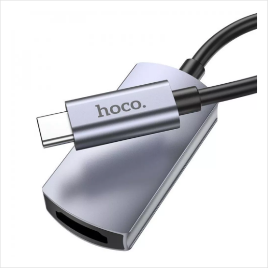 Адаптер Hoco UA20 Type-C to HDMI металевий (559984) - фото 3