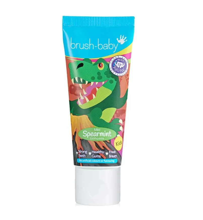 Зубна паста дитяча Brush-Baby Spearmint від 3 років М'ята 50 мл (12285534)