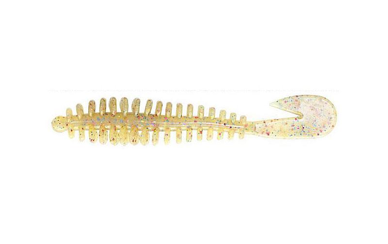 Силиконовый виброхвост Reins Rockvibe Grub №405 съедобный 4" 8 шт. Pearl Candy (5773)