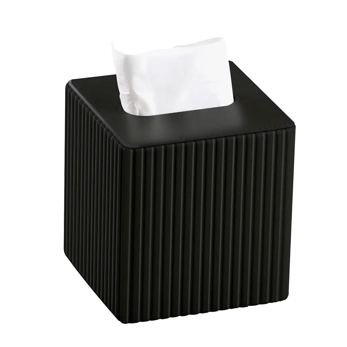 Серветниця із екошкіри 13х13х14,7 см Чорний (HP-3-201B) Серветниця із екошкіри 13х13х14,7 см Чорний (HP-3-201B)