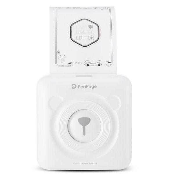 Портативный термопринтер PeriPage А6 79х79х42 мм Белый Портативный термопринтер PeriPage А6 79х79х42 мм Белый