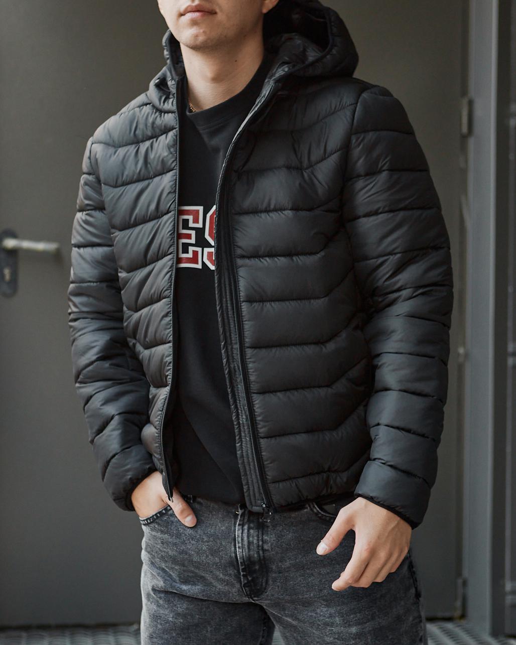 Куртка чоловіча James весняно-осіння S Чорний (26478) - фото 7 Куртка чоловіча James весняно-осіння S Чорний (26478) - фото 7