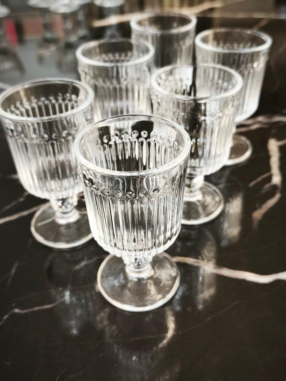 Набор рюмок на ножках Династия 60 мл 6 шт. Прозрачный (102-488) - фото 5 Набор рюмок на ножках Династия 60 мл 6 шт. Прозрачный (102-488) - фото 5