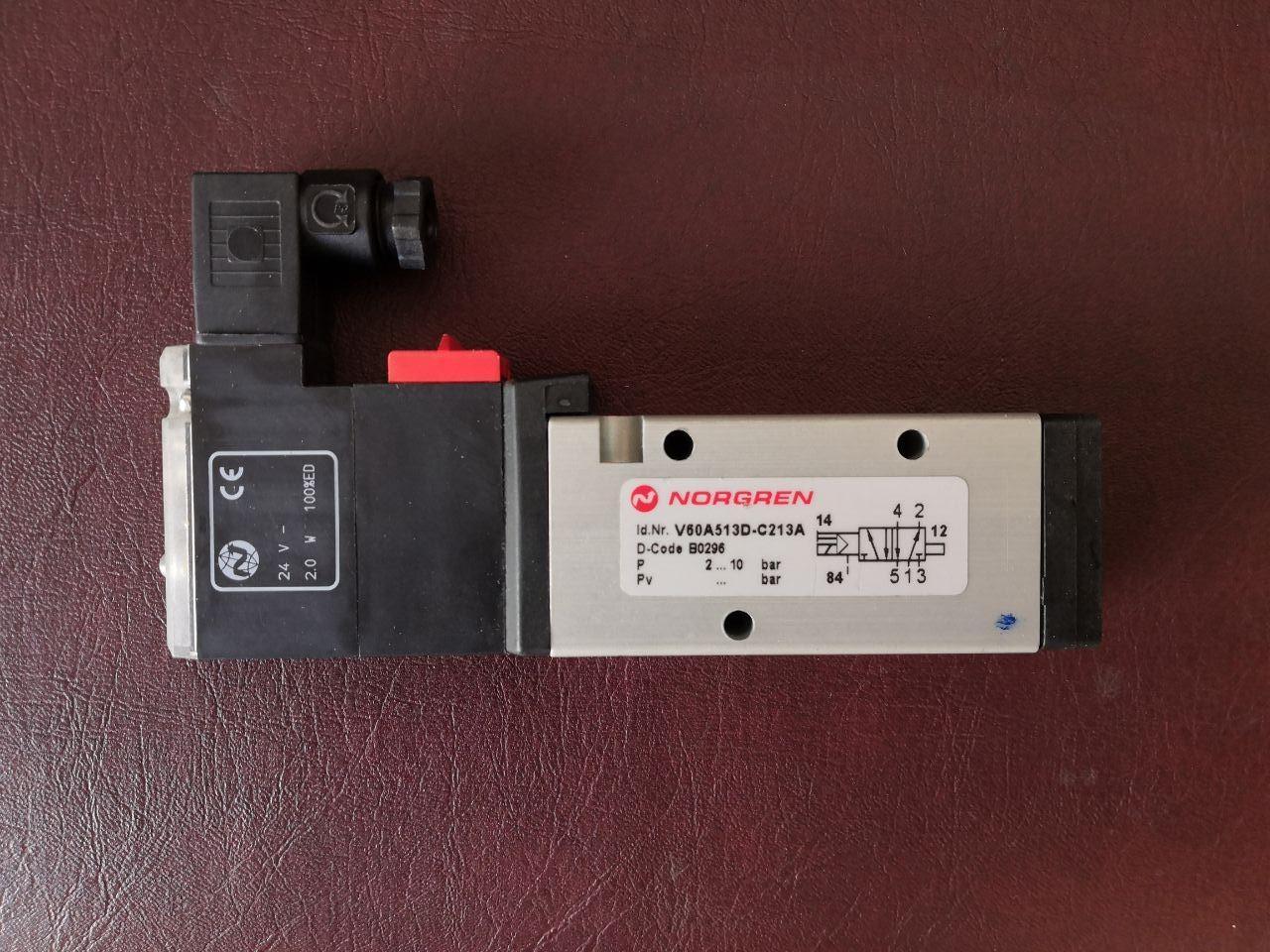 Клапан электромагнитный NORGREN 5/2 V60A513D-C213A G1/8 24VDC-luchtveer - фото 2 Клапан электромагнитный NORGREN 5/2 V60A513D-C213A G1/8 24VDC-luchtveer - фото 2