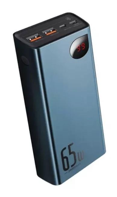 Повербанк BASEUS Adaman 20000 мАг 65 Вт Синій (19208752)