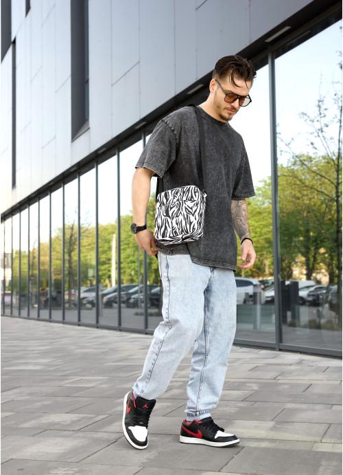 Мужская сумка-мессенджер Sambag Zebra тканевая через плечо (1140019723) - фото 4 Мужская сумка-мессенджер Sambag Zebra тканевая через плечо (1140019723) - фото 4