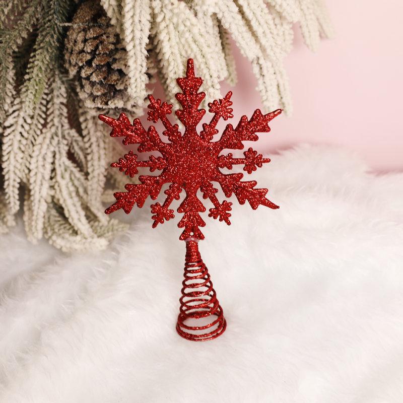 Верхушка для елки Звезда декор 210x126 мм Красный (977634-) - фото 3