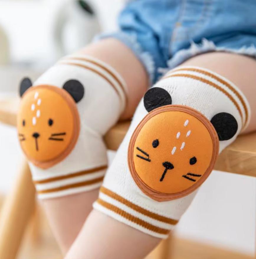 Наколінники дитячі Mommy Bag Ведмедики Антиковзкові Жовтий (143835)