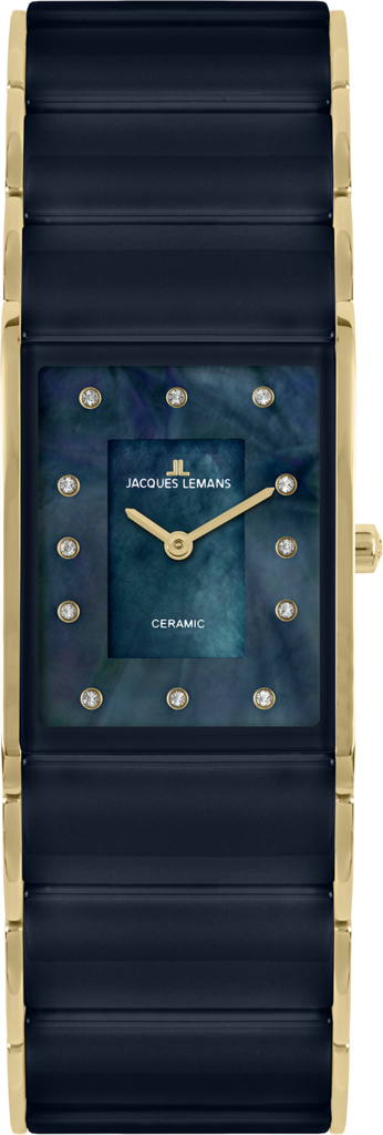 Наручные часы женские Jacques Lemans Dublin 1-1940L со стальным корпусом/сапфировым стеклом WR 50 м и перламутровым циферблатом